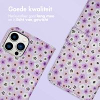 imoshion Design Bookcase iPhone 12 (Pro) - Purple Flowers