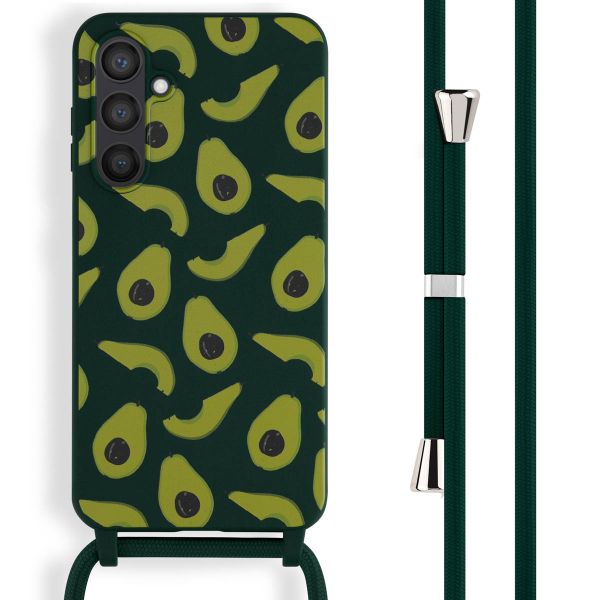 imoshion Siliconen design hoesje met koord Samsung Galaxy S23 FE - Avocado Green