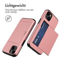 imoshion Backcover met pasjeshouder Apple iPhone 14 - Rosé Goud