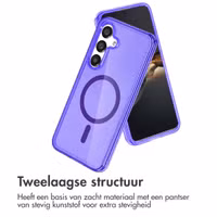 imoshion Sparkle Backcover met MagSafe Samsung Galaxy S24 - Glitter Paars