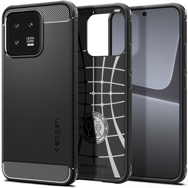 Spigen Rugged Armor Backcover Xiaomi 13 - Zwart