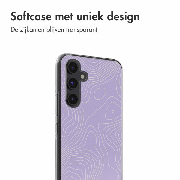 imoshion Design hoesje Samsung Galaxy A54 (5G) - Topo Lilac