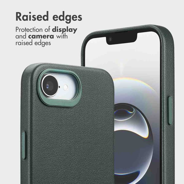 Accezz 2-in-1 Leather Bookcase with MagSafe Apple iPhone 17e / 16e - Cedar Green