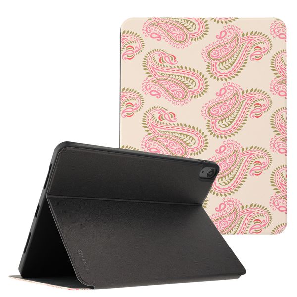 Selencia Vivid tablethoes Apple iPad 11 (2025) 11 inch A16 / iPad 10 (2022) 10.9 inch - Paisley Blush