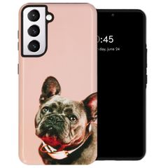 Ontwerp je eigen tough case Samsung Galaxy S21 - Wit