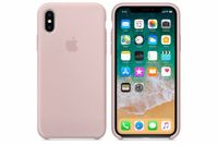 Apple Silicone Backcover iPhone X - Pink Sand