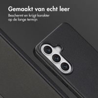 Accezz MagSafe Leather Backcover Samsung Galaxy S26 - Onyx Black