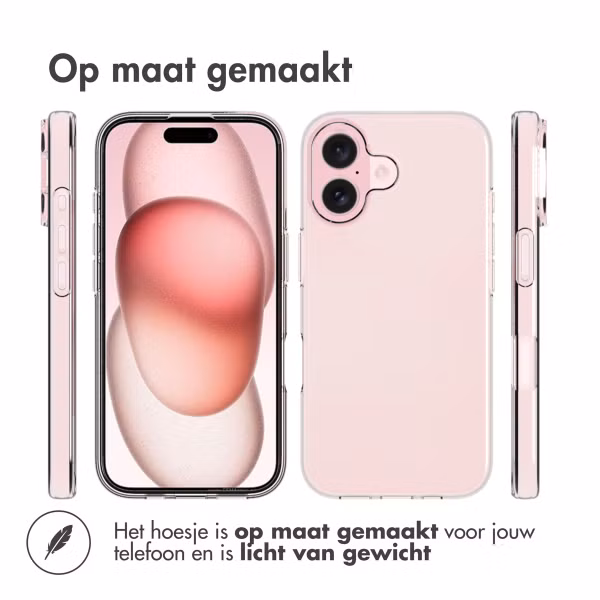 Accezz Clear Backcover Apple iPhone 17 - Transparant