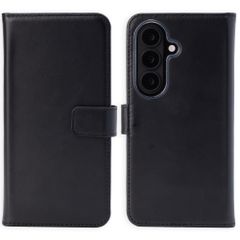 Selencia Genuine Leather Book Case Samsung Galaxy S26 Plus - Black