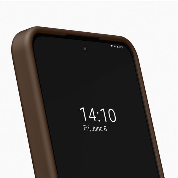 iDeal of Sweden Silicone Case met MagSafe Samsung Galaxy A57 (5G) - Mocha Mousse