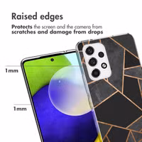 imoshion Design hoesje Samsung Galaxy A53 - Black Graphic