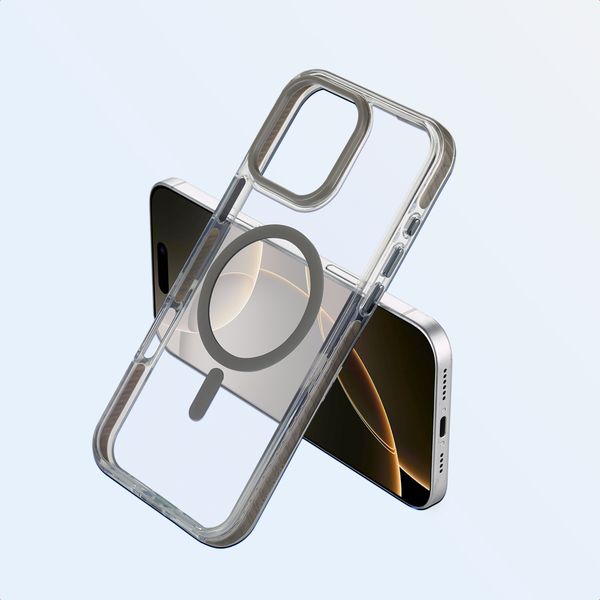 imoshion Combat MagSafe Backcover Apple iPhone 16 Pro Max - Grijs