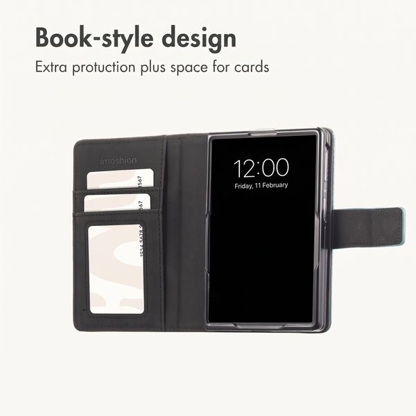 imoshion Luxury Bookcase Samsung Galaxy Z Fold 8 - Light Blue