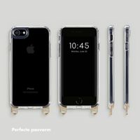 Selencia Backcover met afneembare haakjes Apple iPhone SE (2022 / 2020) / 8 / 7 - Transparant
