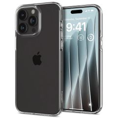 Spigen Liquid Crystal Backcover Apple iPhone 15 Pro Max - Transparant