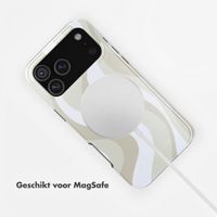 Selencia Vivid Backcover met MagSafe Apple iPhone 18 Pro Max / 17 Pro Max - Desert Waves Beige