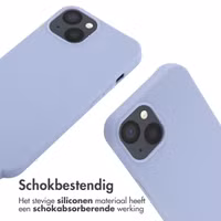 imoshion Siliconen hoesje met koord iPhone 13 - Paars