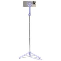 Spigen MagSafe Tripod Selfie Stick - met afstandsbediening - Universeel - 74CM - Lavender