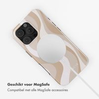 Selencia Vivid Tough Backcover met MagSafe Apple iPhone 16 Pro Max - Desert Waves Beige