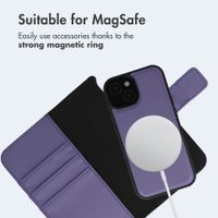 imoshion Detachable 2-in-1 Luxury Bookcase Apple iPhone 15 - Purple