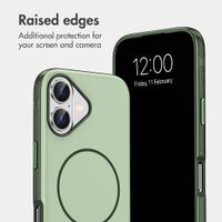 imoshion Colour Back Cover with Thin MagSafe Ring Apple iPhone 17 - Dark Green