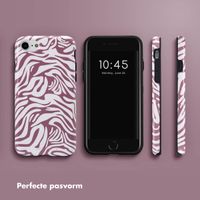 Selencia Vivid Backcover Apple iPhone SE (2022 / 2020) / 8 / 7 / 6(s) - Trippy Swirl Dark Rose