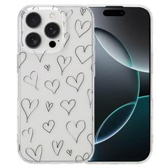 imoshion Design hoesje iPhone 16 Pro - Hearts