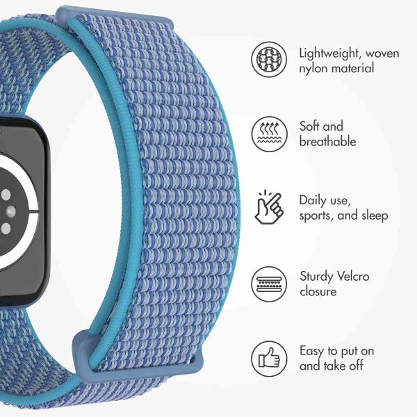imoshion Nylon Strap Apple Watch | 38/40/41/42 mm - Navy Blue