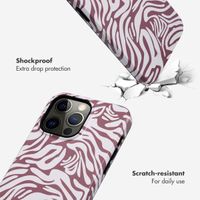Selencia Vivid Back Cover Apple iPhone 14 Pro Max - Trippy Swirl Dark Rose