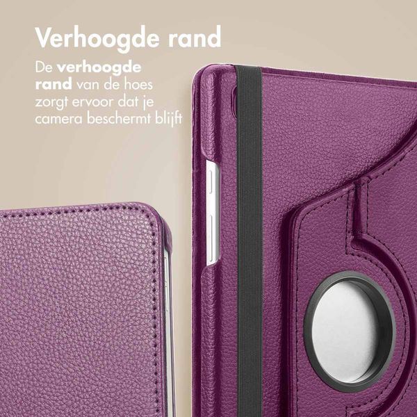 imoshion 360° draaibare Bookcase Samsung Galaxy Tab S6 Lite (2020/2022/2024) - Paars