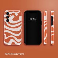 Selencia Vivid Backcover Samsung Galaxy A35 - Dream Swirl Orange