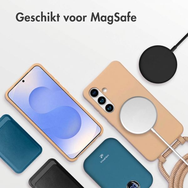 imoshion Color Backcover met afneembaar koord met MagSafe Samsung Galaxy S25 / S24 - Beige