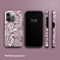 Selencia Vivid Tough Backcover iPhone 15 Pro - Trippy Swirl Dark Rose