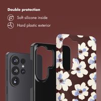 Selencia Vivid Back Cover Samsung Galaxy S26 Ultra - Choco Flower Pop