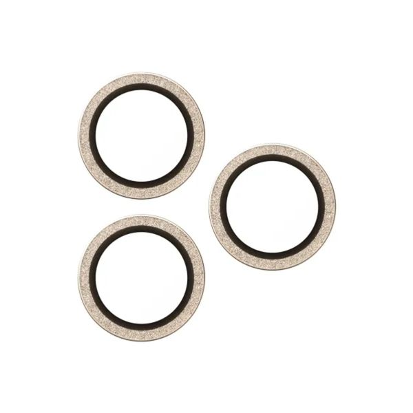 PanzerGlass Camera Protector Hoops Optic Rings voor de Apple iPhone 17 Pro / 17 Pro Max - Glitter Goud