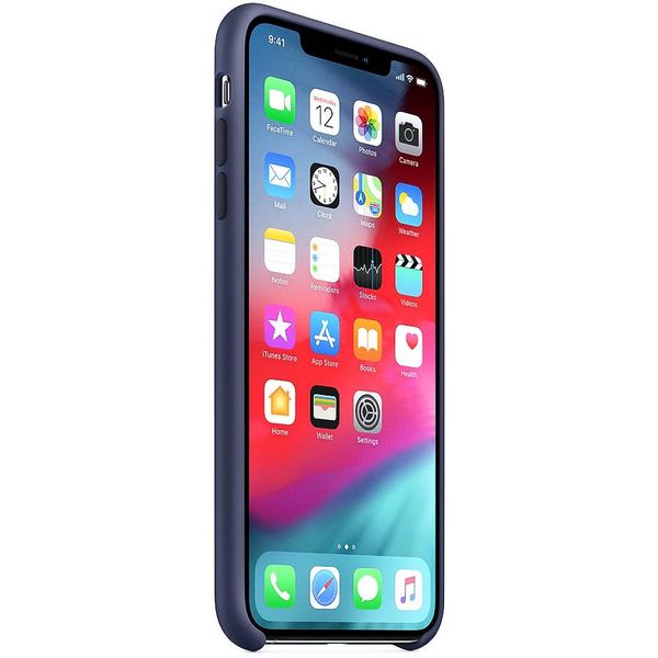Apple Silicone Backcover Apple iPhone Xs Max - Midnight Blue