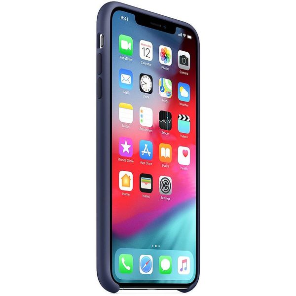 Apple Silicone Backcover iPhone Xs Max - Midnight Blue