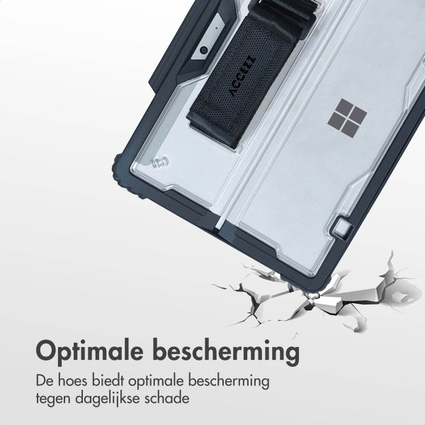 Accezz Rugged case met stand Microsoft Surface Go / Go 2 / Go 3 / Go 4 - Zwart