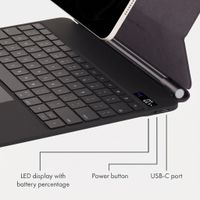 Accezz Magnetic Bluetooth Keyboard Apple iPad Pro 13 (2025) M5 / (2024) M4 - QWERTY / NL - Black