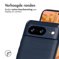 imoshion Brushed Backcover Google Pixel 8 - Donkerblauw