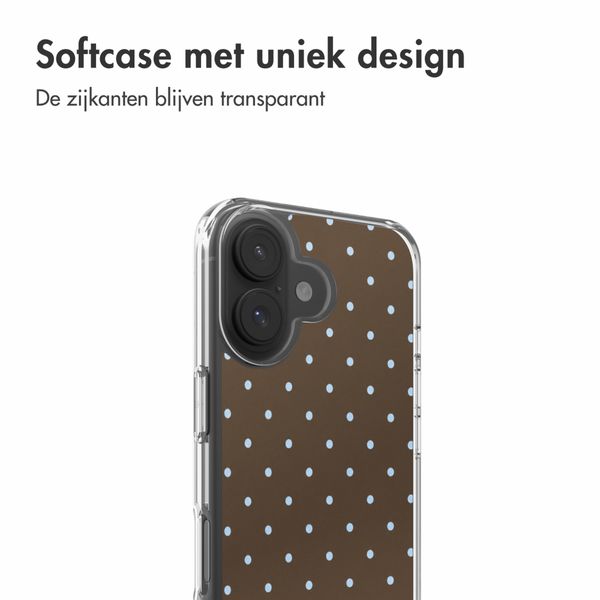 imoshion Design hoesje Apple iPhone 17 - Polka Dot Bruin