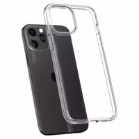 Spigen Ultra Hybrid Backcover Apple iPhone 12 (Pro) - Transparant