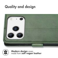 imoshion Luxury Bookcase Apple iPhone 17 Pro - Green