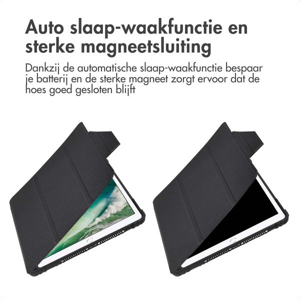 Accezz Rugged Trifold Bookcase Apple iPad 6 (2018) 9.7 inch / iPad 5 (2017) 9.7 inch / Air 2 (2014)/Air 1 (2013) - Zwart
