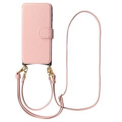 Selencia Riva Bookcase with MagSafe and phone strap Samsung Galaxy A37 (5G) - Old Pink