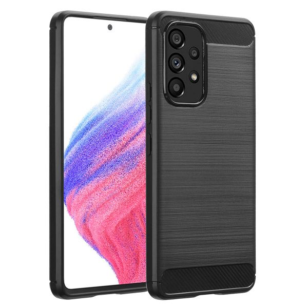 imoshion Brushed Backcover Samsung Galaxy A53 - Zwart