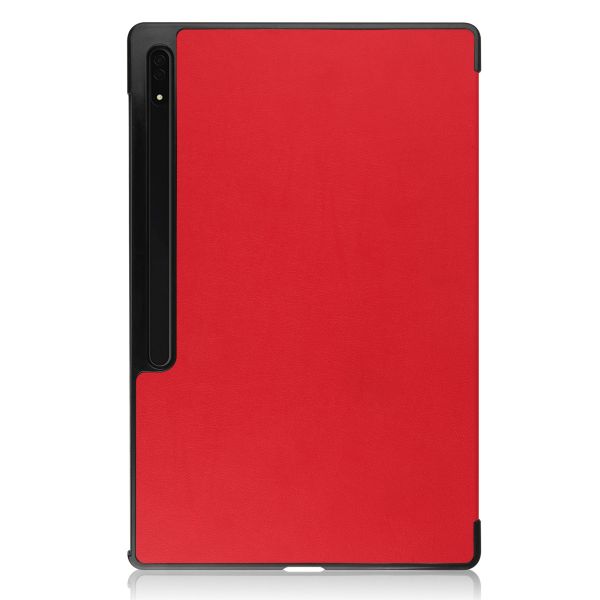 imoshion Trifold Bookcase Samsung Galaxy Tab S8 Ultra - Rood