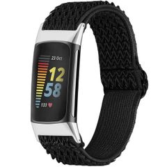 imoshion Elastisch nylonbandje Fitbit Charge 5 - Zwart