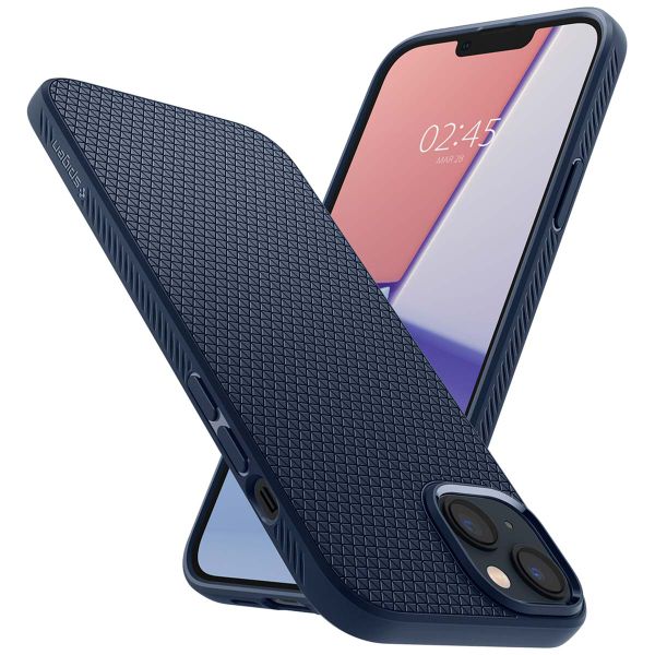 Spigen Liquid Air Backcover iPhone 14 Plus - Donkerblauw