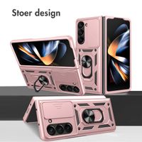 imoshion Rugged Backcover met ring Samsung Galaxy Z Fold 5 - Rosé Goud